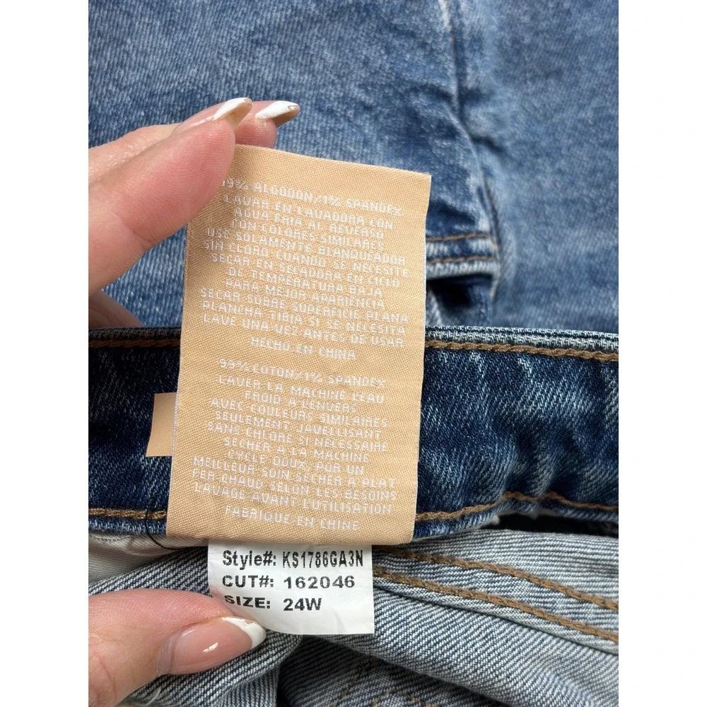 NWT Kut from the Kloth Jane High Rise Denim Shorts Size 24W Plus